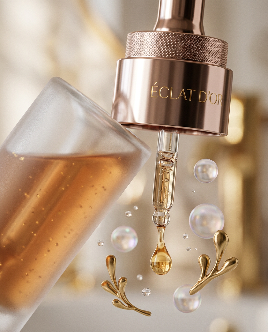 Render 3D packaging cosmética